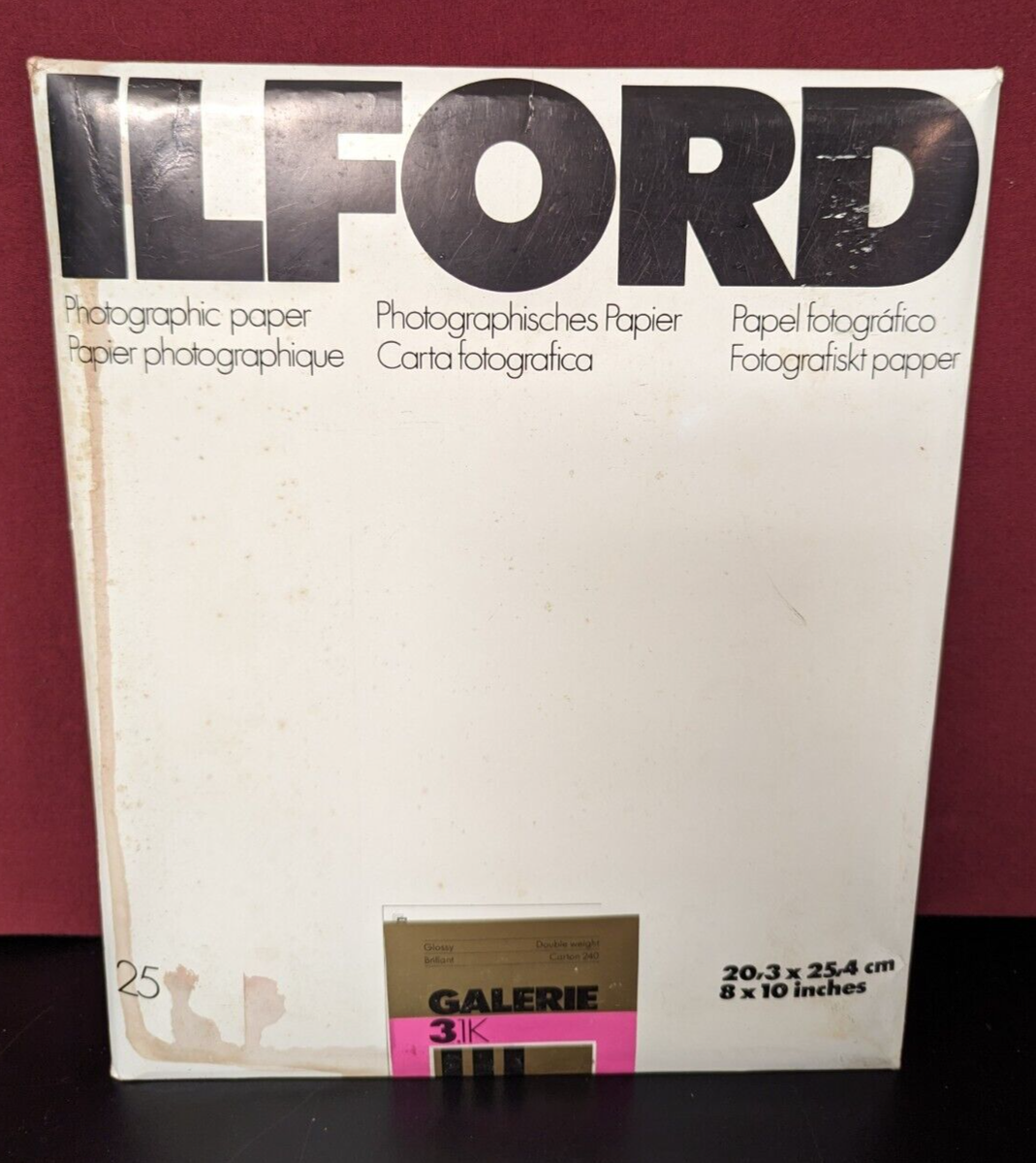 Ilford Ilfobrom Galerie 3.1K Photographic Paper / 8x10