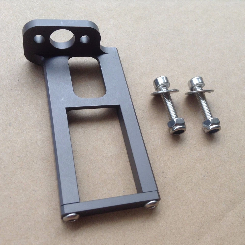 Soporte de montaje servo ajustable de aleación de aluminio CNC apto para barco RC #1730 Foto 2 de 4