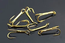 20 pcs/lot Double Hook Fly Tying Strong Double Claws Salmon Fly Fishing Hooks