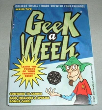 ThinkGeek Geek a Week Collectible Cards Series Two #1-15 in Original Sleeve RARE