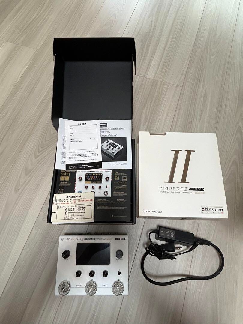 HOTONE AMPERO II STOMP multi-effector With box | eBay HOTONE AMPERO II STOMP multi-effector With box | eBay