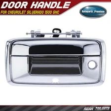 Chrome Tailgate Handle with Keyhole for Chevrolet Silverado 1500 GMC Sierra 1500