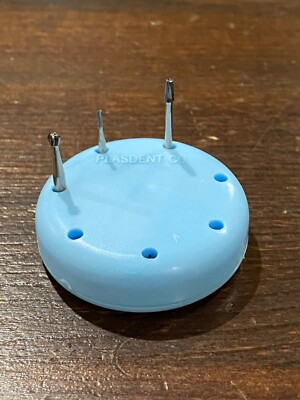 Dental Bur Block Holder With Lid - Plastic Station Holds 168 Burs For RA & FG Dental Tools