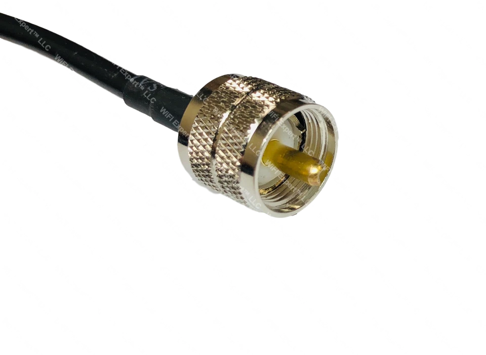 3 feet RG58 PL259 UHF MALE to RCA Male Coaxial cable High Quality ships from USA - Image 3 of 4