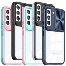 Samsung Galaxy S22 Plus Case Full Body Protective Cover Slide Camera Lens