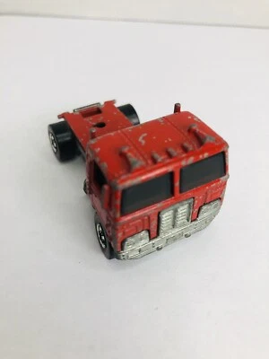 VINTAGE 1973 MATTEL HOT WHEELS REDLINE AMERICAN TIPPER RED CAB SEMI-TRUCK line - Image 1 of 4