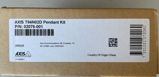 Axis T94N02D Pendant Kit 02076 001 SHELF 5 2 For Sale Online EBay