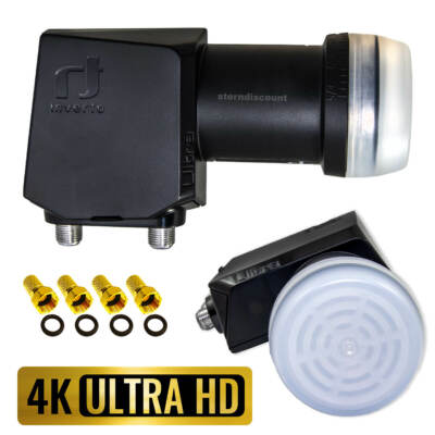 Inverto Twin Ultra ULN+ LNB IDLT-TWL412-ULTRA-OPN PLL 4K UHD Sky & HD+ NEU 2021