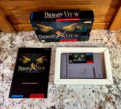 Super Nintendo Dragon View (SNES) Complete...1994...Great Condition...One Owner - Picture 2 of 20