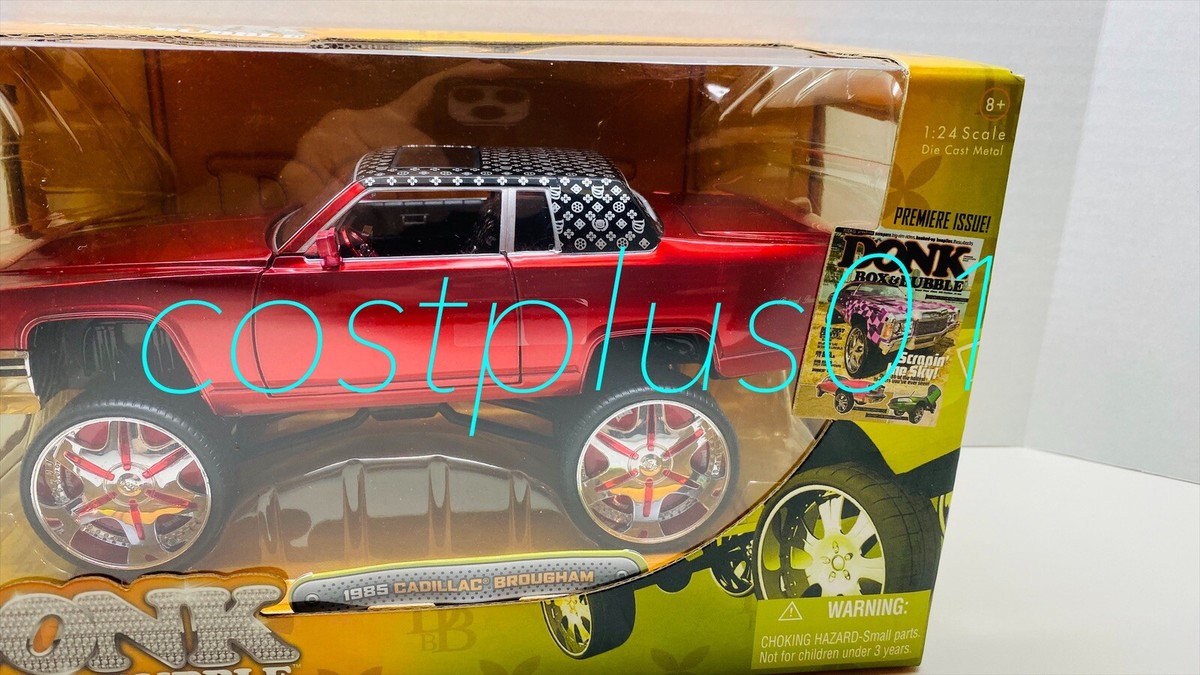 JADA DONK BOX & BUBBLE 1985 CADILLAC BROUGHAM 1:24 RED | eBay