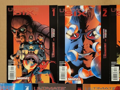 Ultimate Six #1-7 complete Lot of 7 Spider-Man Marvel 2003 VF/NM