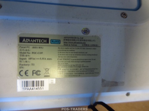 Advantech POC-C197 19" LCD Display 16.7 M Colors Low Audible noise - A GRADE - Afbeelding 6 van 6