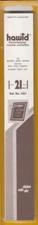 Hawid Stamp Mount Strips 21mm x 210 Black For US Mini Stamps New Fresh Pack H21