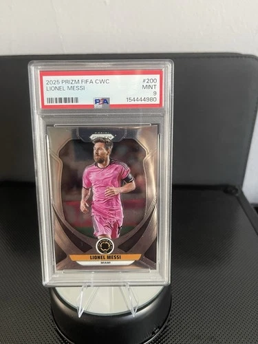 2025 Panini Prizm FIFA Club World Cup Lionel Messi #200 PSA 9 Inter Miami