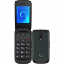 Alcatel 2053D Black Unlocked Dual SIM Flip Big Button Mobile UK