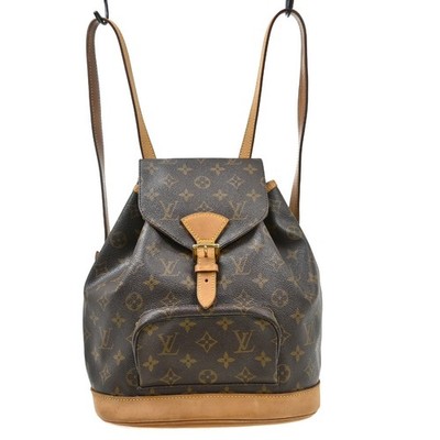 Best05 LOUIS VUITTON MONTSOURIS MM BACKPACK BAG MONOGRAM M51136 SP0060 NQ09017