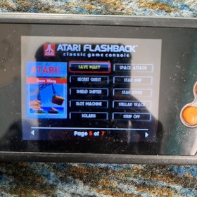 Atari Flashback Portable Handheld Console w/ Preloaded Games TESTED D10510