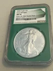 2026 $1  SILVER EAGLE NGC MS69 Early Release FROM US MINT SEALED BOX  GREEN CORE