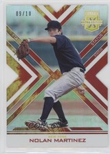 2016 Panini Elite Extra Edition Status Tie-Dye Die-Cut 9/10 Nolan Martinez fm0
