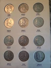 1948-1963 Franklin Half Dollar Complete BU Set P,D&S, 35 Coins 12.65 oz Silver!!