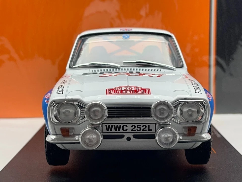 1973 Ford Escort MK1 RS1600 Mikkola Monte-Carlo Rally 1/18 Diecast Model Car IXO - Image 2 of 4