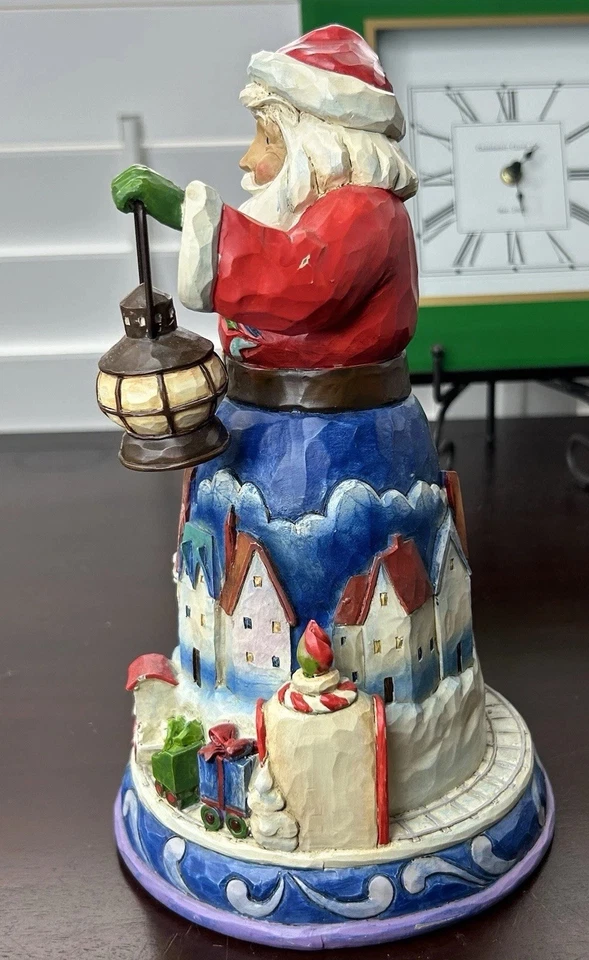 Figura de Navidad Jim Shore “Christmas Is Coming ‘Round” de Papá Noel con tren Foto 4 de 4