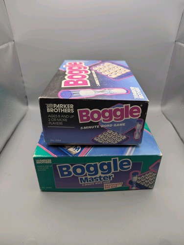 Boggle 4x4 & Boggle Master Big 5X5 Challenging Grid - Parker Brothers Bundle - Picture 6 of 8