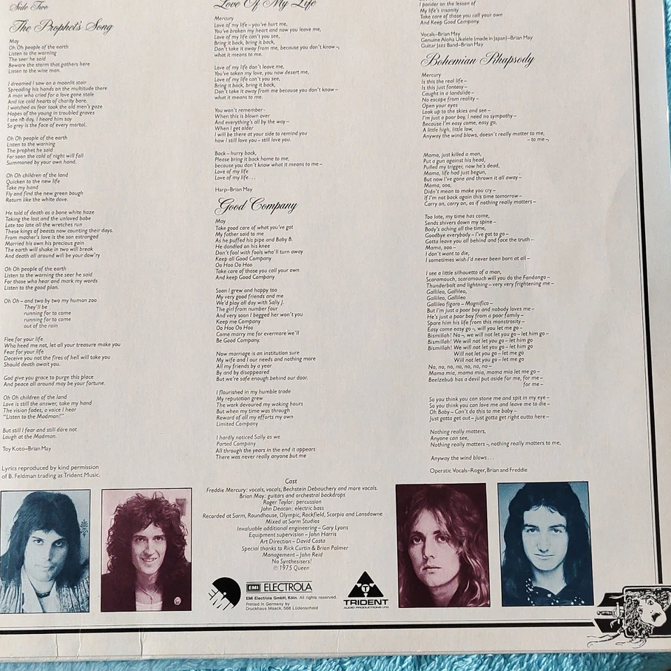 Queen Night at the Opera LP, Foto 4 von 5