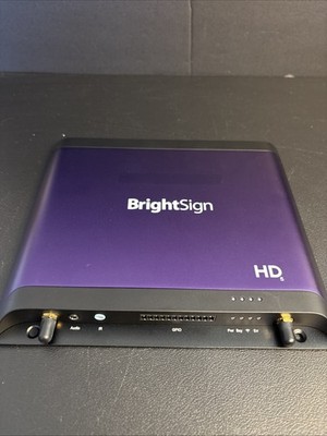 BrightSign HD225 Digital Media Player Black Purple 4K Ultra HD OEM All