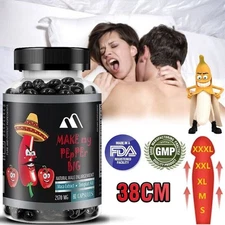 Male Enhancement Capsules Booster & Thicker Last Longer Stronger Bigger 60Caps