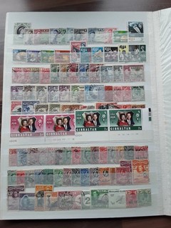 COMMONWEALTH EMPIRE QV QE11 GOOD/FINE USED COLLECTION IN STOCKBOOK x 800 STAMPS