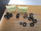 HO 1/87 Scale Details Parts Lot Tires Welding Tool For Service Station Building