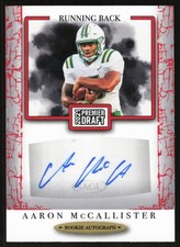 2021 SAGE Premier Draft Autographs Aaron McCallister RC Auto UNC Charlotte 49ers