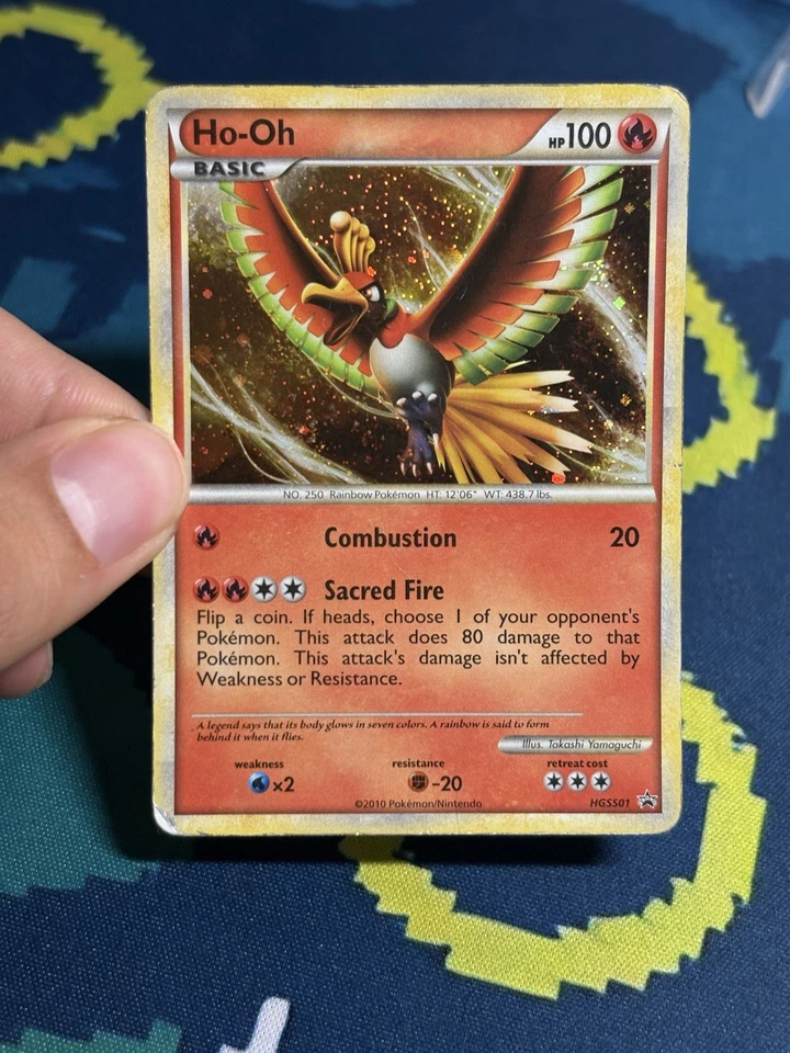 Ho-Oh HGSS01 HGSS Rare Black Star Holo Pokemon TCG Promo Card - Image 3 of 4