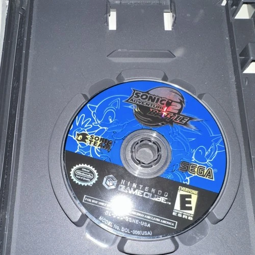 SEGA Sonic Adventure 2 Battle Nintendo GameCube Player's Choice Manual Included