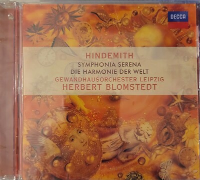 Hindemith Symphonia Serena Harmonie Welt CD PROMO 2000 Decca Herbert Blomstedt