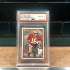 Joe Montana HOF Signed 1985 Topps Sticker Football #210 PSA PSA/DNA 10 AUTO