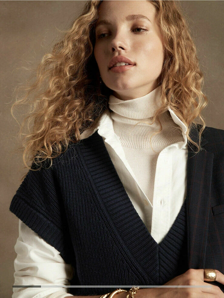 Banana republic sweater best sale vest