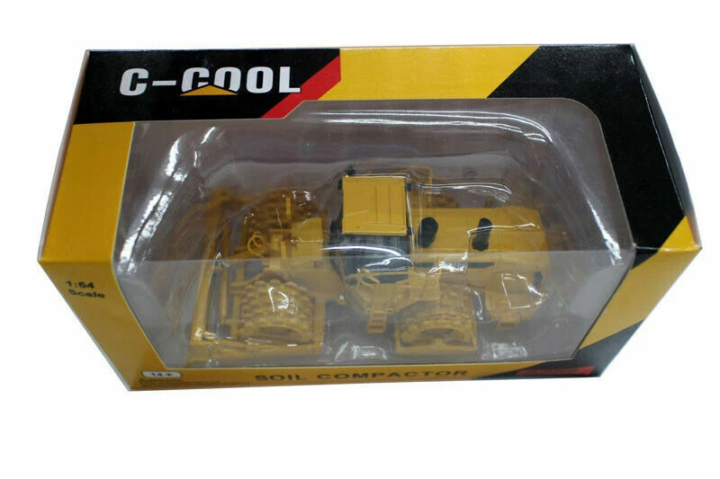 1/64 C-COOL 80016 Engineering Soil Compactor Display Vehicle Model Collection - Image 4 of 4