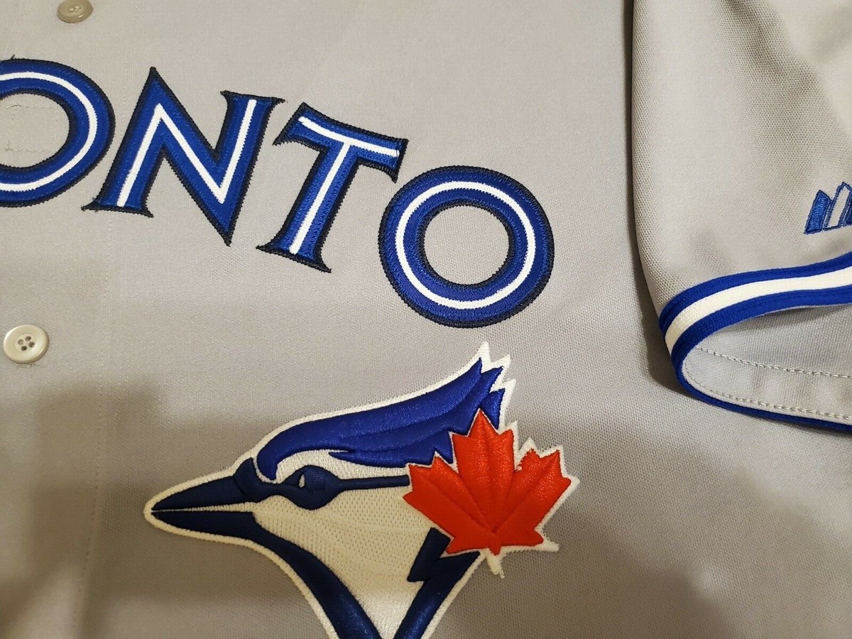 MAJESTIC AUTHENTIC 60 4XL, TORONTO BLUE JAYS TROY TULOWITZKI BLUE