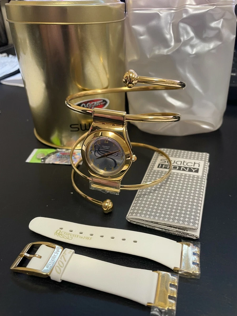 James Bond 007 Octopussy Swatch Irony Limited Edition Watch Rare