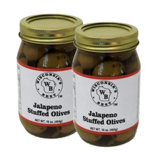 Wisconsin's Best - Jalapeno Stuffed Olives 16 oz. (2 Pack)