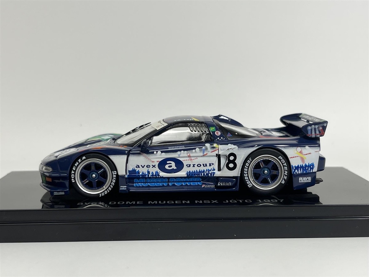 EBBRO 44219 Avex Dome Mugen NSX JGTC 1997 (blue) 1/43 Scale