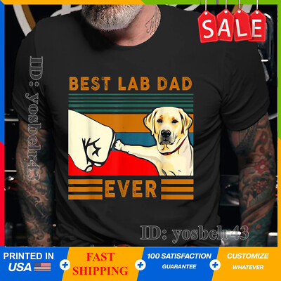 Lab Dad Shirt Father's Day Dad Gifts 