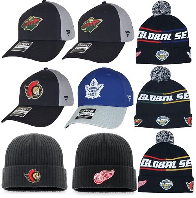 Baseball Cap Beanie Mütze Herren NHL Detroit Ottawa Toronto Minnesota Eishockey