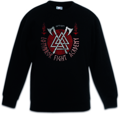 LOTHBROK FIGHT ACADEMY Kinder Pullover Pulli Vikings Viking Ragnar Lodbrok