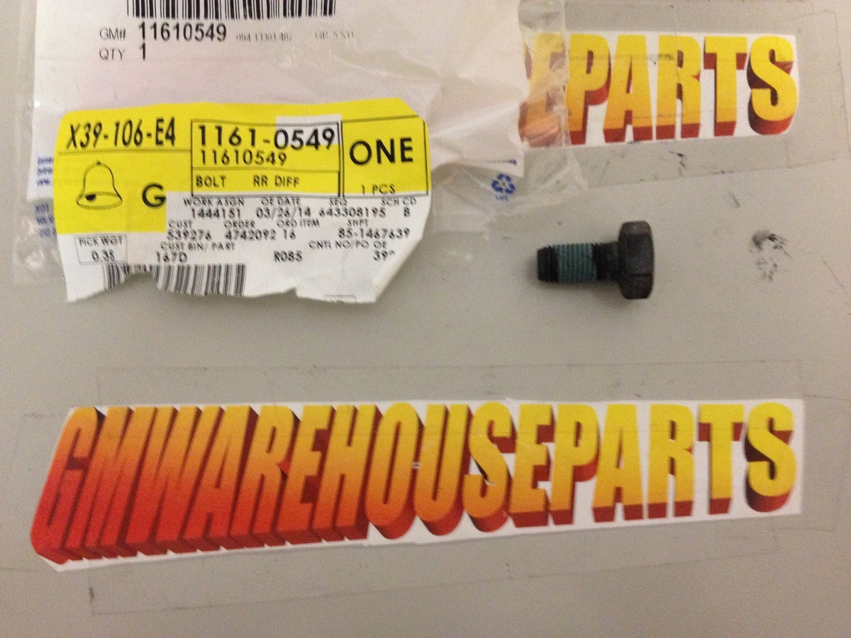 RING GEAR BOLT (7/16-20) LEFT HAND THREAD NEW GM # 11610549 | eBay