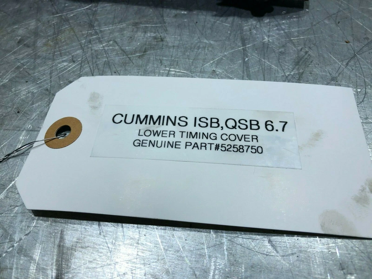 Genuine Cummins ISB 6.7 Lower Timing Gear Cover 5258750 OEM | eBay