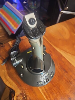 Saitek Cyborg 3D Gold USB Flight Stick Controller For PC Computer