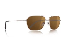 NEW Caribbean Sun Polarized Duck Key Sunglasses Silver Rx Ready CS067M